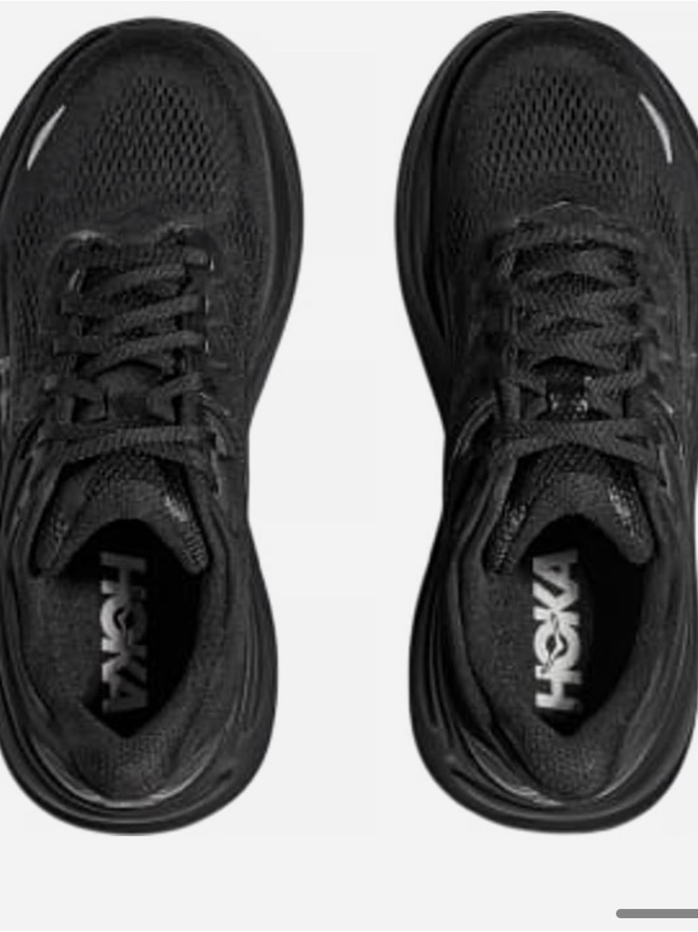 Hoka Bondi 9 Men's Running Shoes - Black, 11.5W